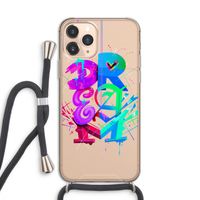 Dream: iPhone 11 Pro Transparant Hoesje met koord