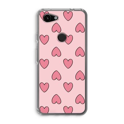 Ondersteboven verliefd: Google Pixel 3a Transparant Hoesje