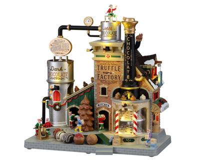 The Christmas Chocolatier Truffle Factory With 4.5V Adaptor Kerst - Lemax