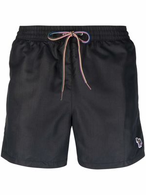 Paul Smith short de bain à patch logo - Noir