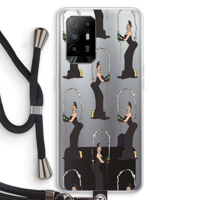 Pop Some Kim: Oppo A94 5G Transparant Hoesje met koord