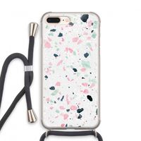 Terrazzo N°3: iPhone 7 PLUS Transparant Hoesje met koord