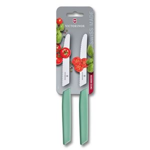 Victorinox Swiss Modern tomatenmes - 2-delig - mint groen