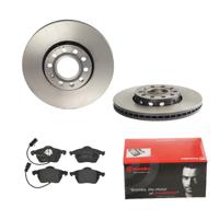 Remmenset, remschijf BREMBO, Remschijftype: Binnen geventileerd, Inbouwplaats: Vooras, u.a. für Audi, Skoda, Seat - thumbnail