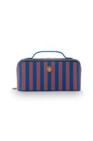 Pip Studio Toilettas Cyrille Medium Streep Blauw