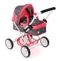 Kleine Poppenwagen Smarty - Vlinders Koraal