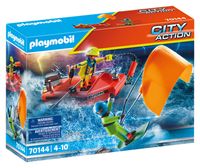 Playmobil® City Action 70144 redding op zee kitesurfers redding met boot