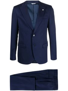 Manuel Ritz costume à veste à simple boutonnage - Bleu