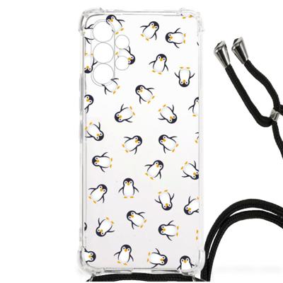 Doorzichtige Silicone Hoesje voor Samsung Galaxy A13 4G Pinguïn