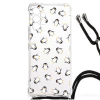 Doorzichtige Silicone Hoesje voor Samsung Galaxy A13 4G Pinguïn