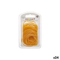Elastische banden Pincello Geel 7,5 x 12,5 x 2 cm Groot (24 Stuks)