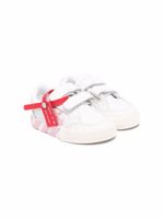 Off-White Kids baskets Vulcanized à attache scratch - Blanc