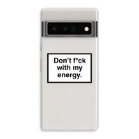 My energy: Google Pixel 6 Pro Transparant Hoesje