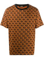 MCM t-shirt à motif monogrammé - Marron