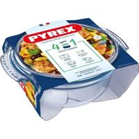 PYREX - 118A000 / 7043 - Cocotte ronde - 32cm * 27cm - Pyrex Classic - 3,5L + 1,4L - thumbnail