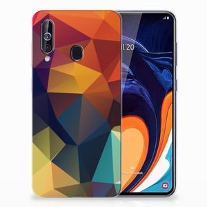 Samsung Galaxy A60 TPU Hoesje Polygon Color