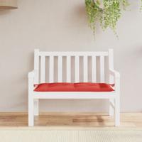 VidaXL Tuinbankkussen 110x50x7 cm oxford stof rood
