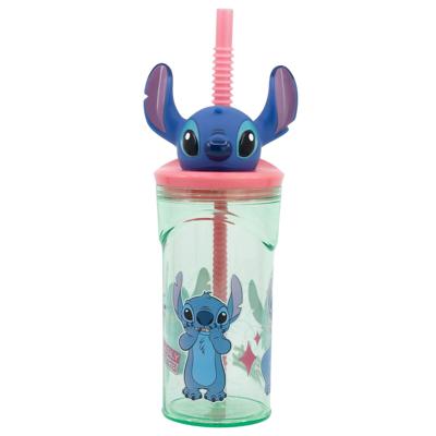 Beker met Rietje Stitch Flowers 3D 360 ml