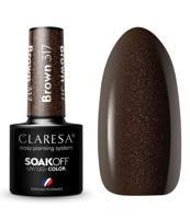 Claresa uv/led gellak 5ml brown 317 warm feelings