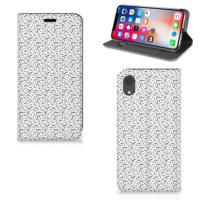 Apple iPhone Xr | Hoesje met Magneet | Stripes Dots