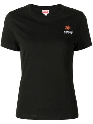 Kenzo t-shirt à logo brodé - Noir
