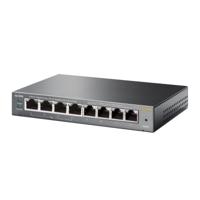 TP-Link TL-SG108PE Managed L2 Gigabit Ethernet (10/100/1000) Power over Ethernet (PoE) Zwart