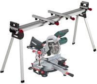 Metabo afkortzaag kgs 216 m met trekfunctie | nieuw model + ksu 401 onderstel - 690858000