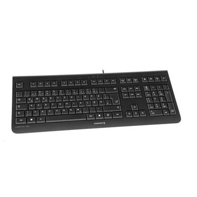 Bedraad toetsenbord - CHERRY KC 1000 - 3 blauwe status-LED's - Zwart