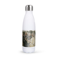 RVS drinkfles bedrukken - 500 m - Wit