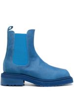 Eckhaus Latta bottines à bout carré Mike 50 - Bleu