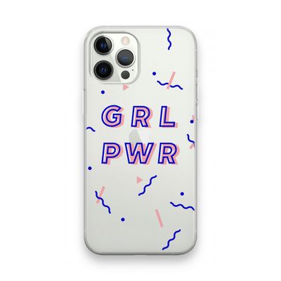 GRL PWR: iPhone 12 Pro Max Transparant Hoesje