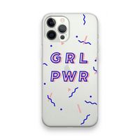 GRL PWR: iPhone 12 Pro Max Transparant Hoesje