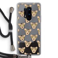 Tijger: OnePlus 8 Pro Transparant Hoesje met koord