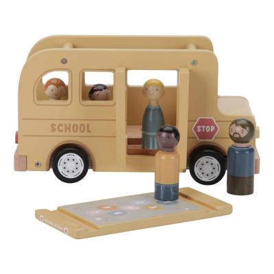 Little Dutch houten schoolbus met figuren