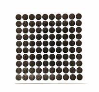 Reflector folie - 100 x rondje - goud-bruin