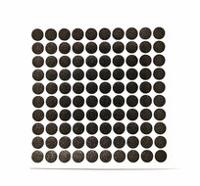 Reflector folie - 100 x rondje - goud-bruin