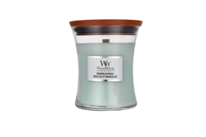 Woodwick Magnolia Birch Medium Hourglass Candle 0