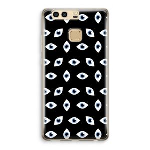 Eyes pattern: Huawei P9 Transparant Hoesje