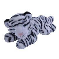 Pluche knuffel dieren Eco-kins witte tijger van 30 cm   -