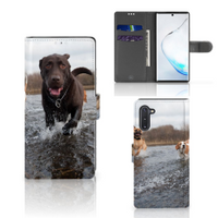 Samsung Galaxy Note 10 Telefoonhoesje met Pasjes Honden Labrador