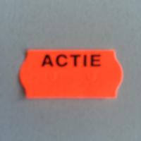 Etiket 2612 fluor rood perm ACTIE