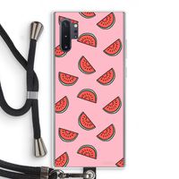 Watermeloen: Samsung Galaxy Note 10 Plus Transparant Hoesje met koord