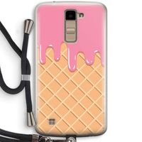 Ice cream: LG K10 (2016) Transparant Hoesje met koord