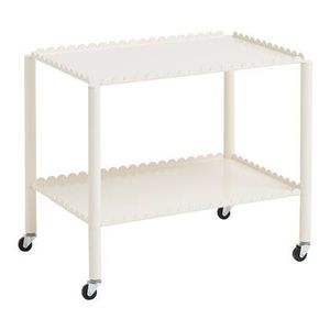 HAY Arcs Trolley Low Bijzettafel - Eggshell