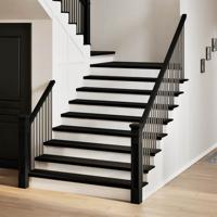 VidaXL Traptreden 2 st 120x25x2 cm massief eikenhout donkerbruin VidaXL Traptreden 2 st 120x25x2 cm massief eikenhout donkerbruin