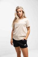 Nike NSW Essentials T-Shirt Dames Beige - Maat XS - Kleur: Beige | Soccerfanshop