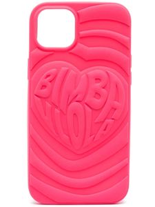 Bimba y Lola coque d'iPhone 14 à logo embossé - Rose