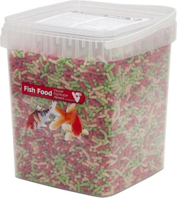 VT Vijvervisvoeding 3-Kleur Sticks - Complete Voedingsmix in 10L Bewaarbox