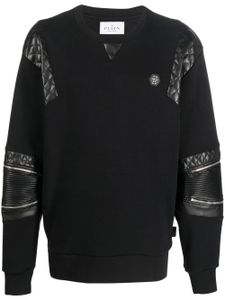 Philipp Plein sweat à design matelassé - Noir