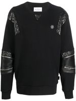 Philipp Plein sweat à design matelassé - Noir - thumbnail